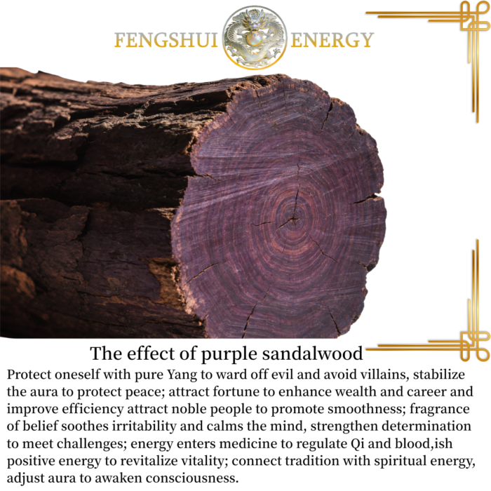 Thunderbolt purple sandalwood mountain ghost plaque, back engraved cinnabar hundred solutions pendant, double-sided worry-free - Image 6