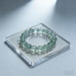 Natural Green Fluorite Beaded Bracelet for Mental Clarity & Positive Energy - Image 4